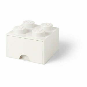 Négyszögletes fehér tárolódoboz - LEGO® kép