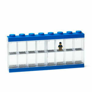 Kék, kisméretű tárolószekrény 16 db minifigurához - LEGO® kép