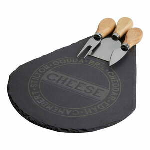 Szervírozó vágódeszka sajthoz, 3 késsel – Premier Housewares kép