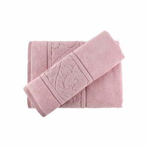 Sultan rózsaszín kéztörlő és fürdőlepedő szett - Confetti kép