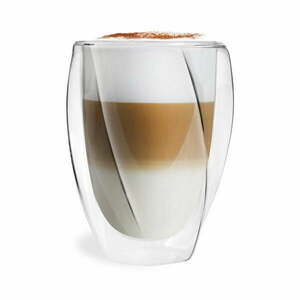 Latte 2 db duplafalú pohár, 300 ml - Vialli Design kép