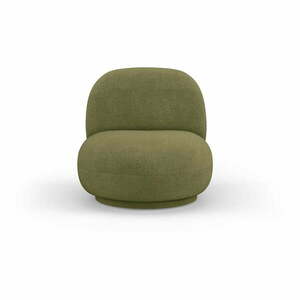 Zöld buklé fotel Chuck – Micadoni Home kép