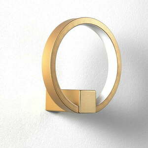 Ring aranyszínű falilámpa, ø 15 cm - Tomasucci kép