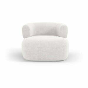 Fehér buklé fotel Jenny – Micadoni Home kép