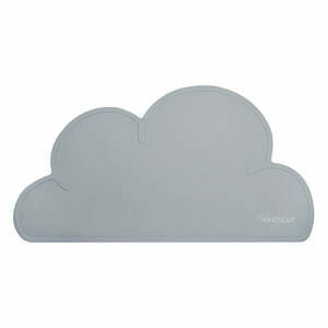 Cloud sötétszürke szilikon tányéralátét, 49 x 27 cm - Kindsgut kép
