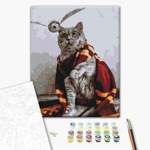 Festés szám szerint egy macska a varázslóvilágból kép