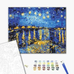 Festés szám szerint Vincent van Gogh - Starry Night Over the Rhône kép