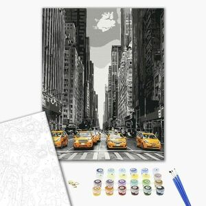 Festés szám szerint utca New Yorkban kép