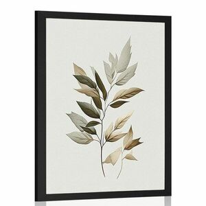 Plakát luxus minimalista levelek kép