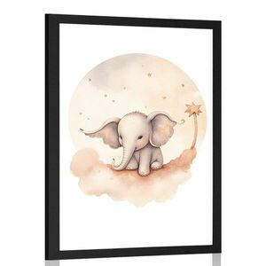 Plakát álmodozó elefánt kép