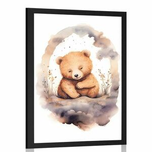 Plakát álmodozó medve kép
