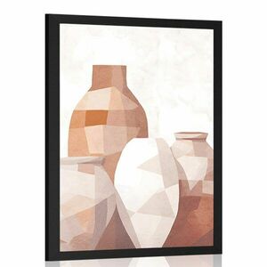 Plakát csendélet vázákkal kép