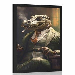 Plakát állati gengszter krokodil kép