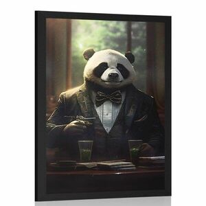 Plakát állati gengszter panda kép