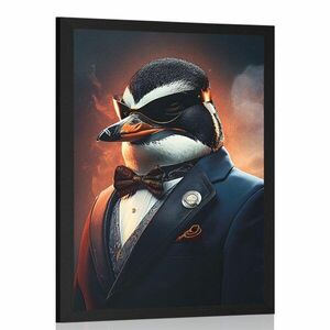 Plakát állati gengszter pingvin kép
