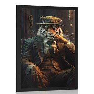 Plakát állati gengszter tigris kép