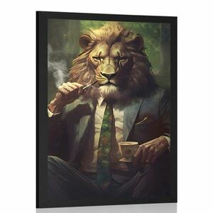 Plakát állati gengszter oroszlán kép