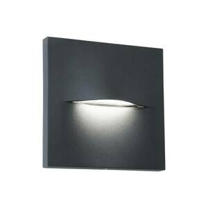 LED-es kültéri fali lámpa Vita, sötétszürke, 14 x 14 cm kép