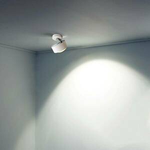 LED mennyezeti lámpa Puk Maxx Move, fehér króm kép
