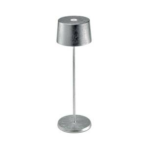 Zafferano Olivia 3K újratölthető asztali lámpa ezüst színben kép