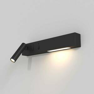 Maytoni Comodo LED fali lámpa, olvasólámpa, fekete kép