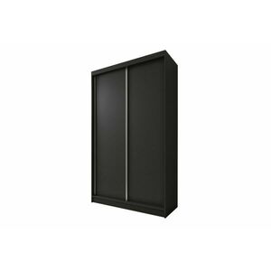 GALAN tolóajtós ruhaszekrény, 160x216x61, fekete kép