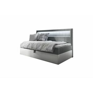ELIZA kárpitozott ágy + topper, 80x200, fresh 14 kép