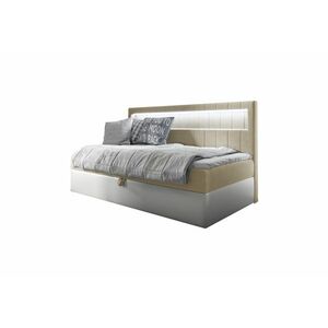 ELIZA kárpitozott ágy + topper, 80x200, fresh 1 kép