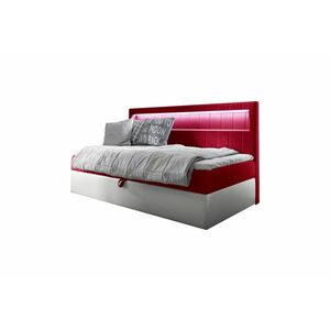 ELIZA kárpitozott ágy + topper, 80x200, fresh 8 kép