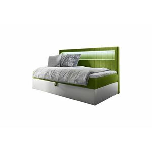ELIZA kárpitozott ágy + topper, 80x200, fresh 12 kép