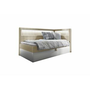 ELIZA 2 kárpitozott ágy + topper, 80x200, fresh 1, jobb kép