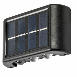 Rabalux 77024 Kangton kültéri napelemes lámpa, fekete kép