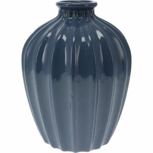 Sevila porcelán váza, 14, 5 x 20 cm, kék kép
