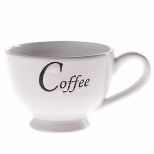 Kerámia csésze Coffee 180 ml, fehér kép