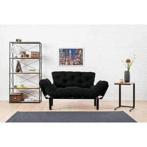 Nitta - Black 2 Személyes kanapé 155x70x85 Fekete kép