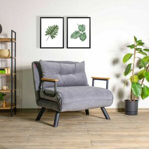Sando Single - Grey Ággyá alakítható fotel 60x50x42 Szürke kép