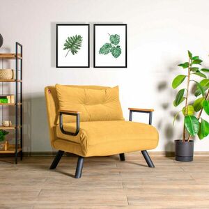 Sando Single - Mustard Ággyá alakítható fotel 60x50x42 Mustár kép