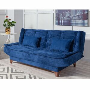 Kelebek - Dark Blue 3 Személyes kanapé 190x85x85 Sötétkék kép