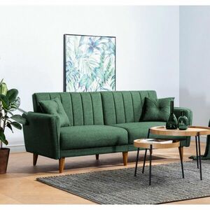 Aqua - Green 3 Személyes kanapé 210x82x85 Zöld kép