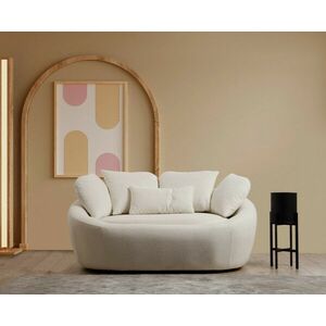 Midye - Love Seat 2 Személyes kanapé 155x120x67 Krém kép