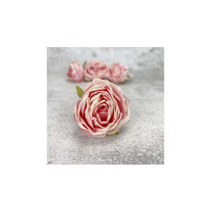 Selyemvirág - Százlevelű rózsafej, 5, 5*5, 5cm 4/cs - Cirmos rózsas... kép