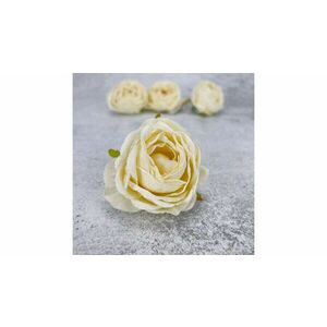 Selyemvirág - Százlevelű rózsafej, 5, 5*5, 5cm 4/cs - Krém 8282KR kép