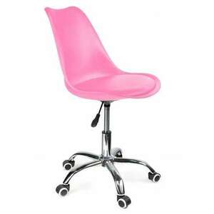 Irodai szék, forgó, rózsaszín, 51x78/90 cm kép