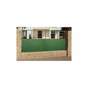 Erkély, terasz paraván, PVC kerítés, zöld, 1300 g/m2, UV, 3x2 m kép