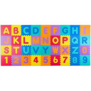 Játszószőnyeg 120 x 270 cm betűkkel és számokkal MCT 7487 - Többszínű kép