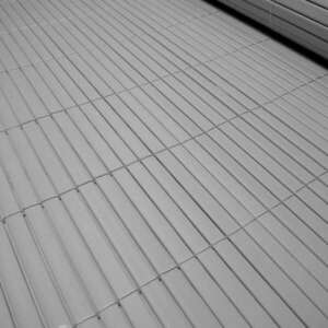 Erkély, terasz paraván, PVC kerítés, szürke, 1300 g/m2, UV, 3x2 m kép