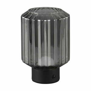 Fekete-szürke LED dimmelhető asztali lámpa üveg búrával (magasság 19, 5 cm) Lord – Trio kép