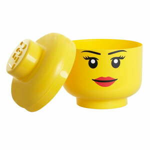 Lány minifigura fejformájú tároló, ⌀ 24, 2 cm - LEGO® kép
