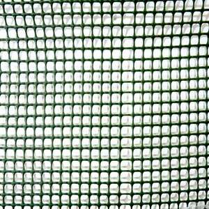 Kerítésháló, műanyag, 300 g/m2, zöld, 10x10 mm, 25x1 m kép
