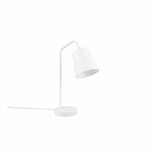 Fehér asztali lámpa textil búrával (magasság 45 cm) Buddy – Trio kép